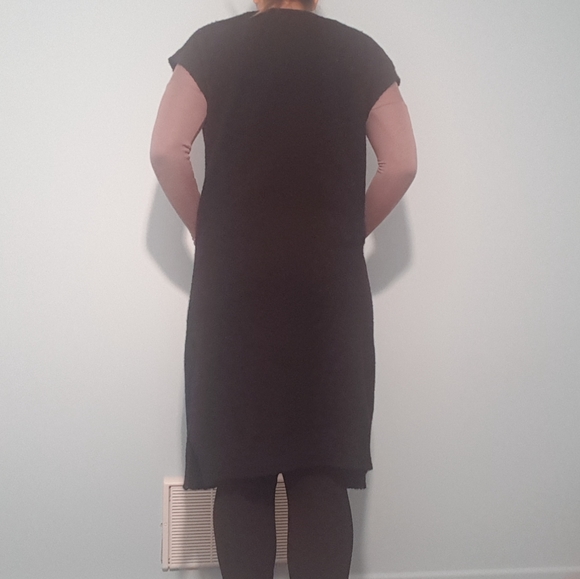 ICHI black vest cardigan - Picture 2 of 10